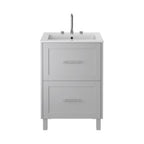 Heritage Lynton 600mm Freestanding Vanity Unit - Dove Grey