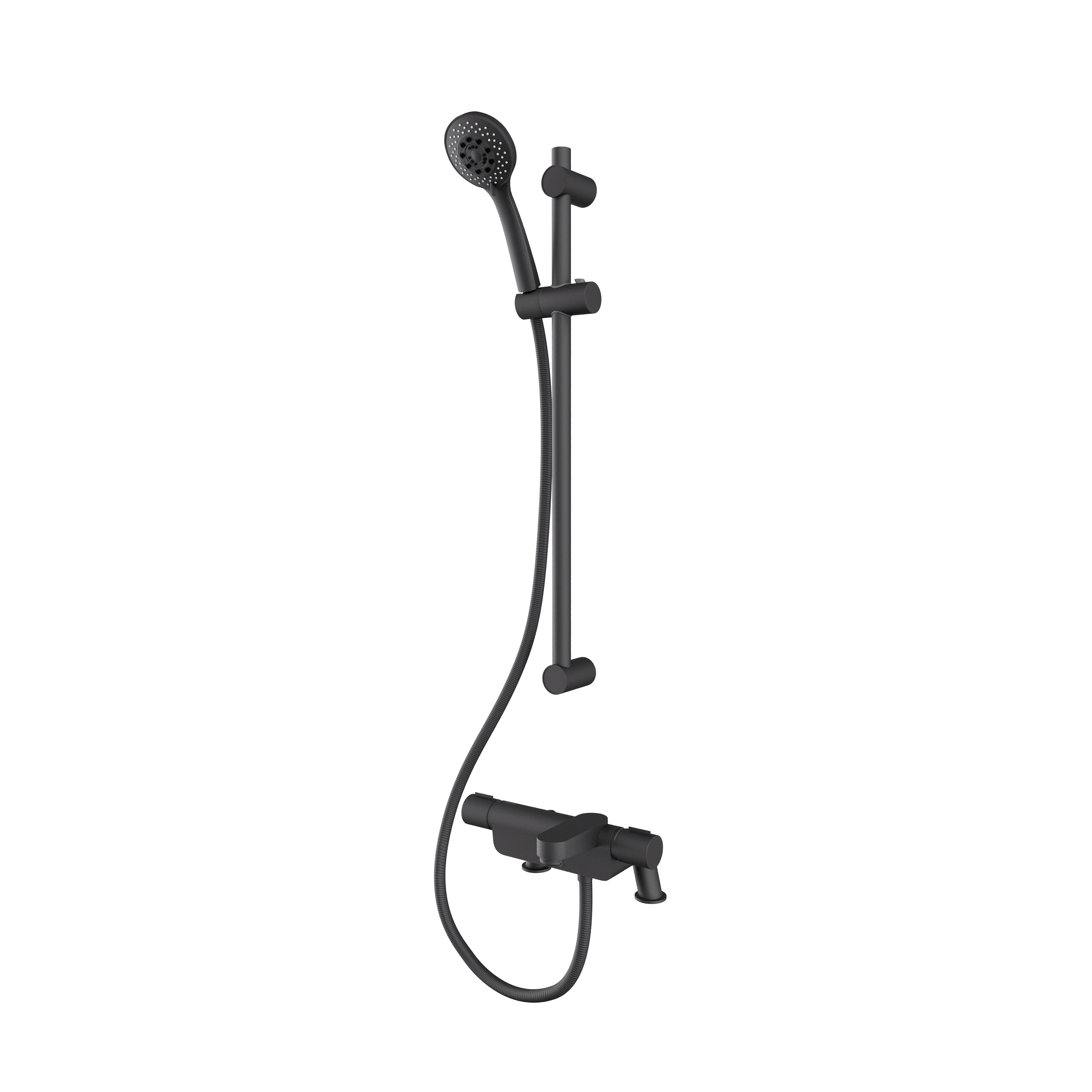 Aqualisa Midas 220 Bath Shower Mixer In Matt Black MD220BSM.MB