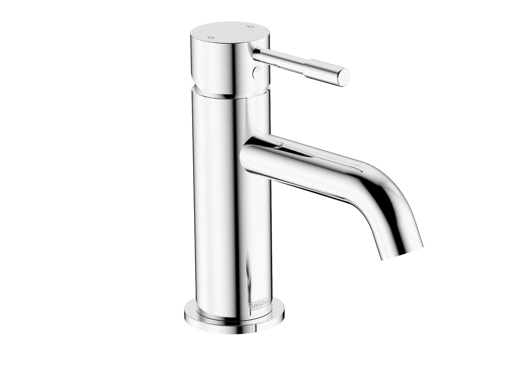 Bristan Mila Basin Mixer Tap with Clicker Waste Chrome MI BAS C