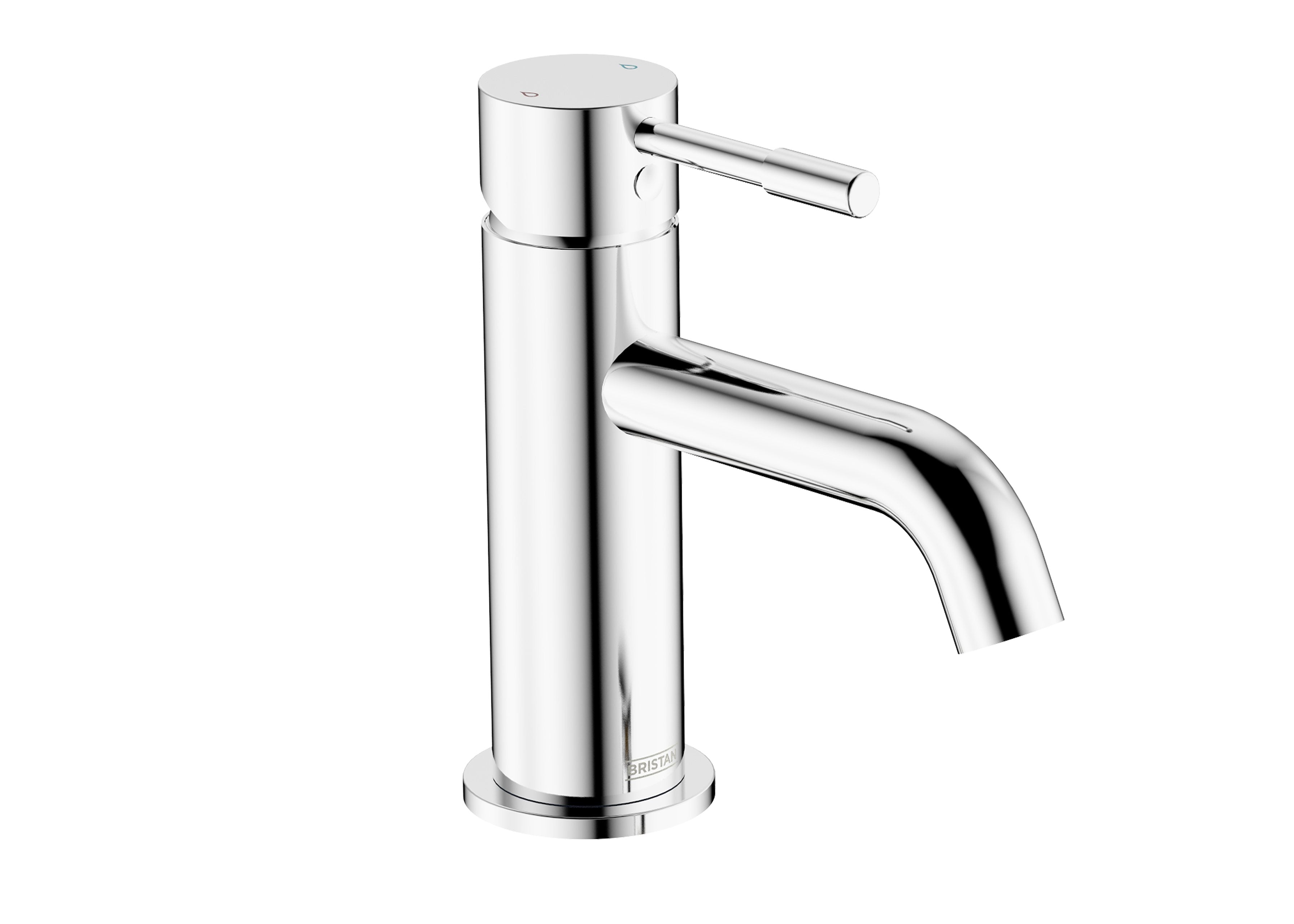 Bristan Mila Basin Mixer Tap with Clicker Waste Chrome MI BAS C