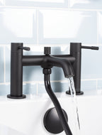 Bristan Mila Bath Shower Mixer Tap Black MI BSM BLK