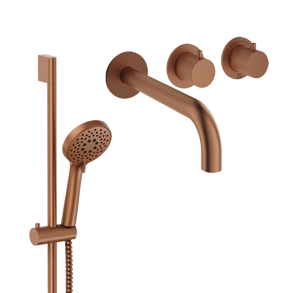 Crosswater Module Shower Set 4 Brushed Bronze
