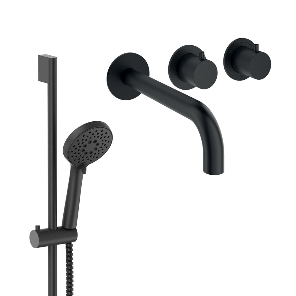 Crosswater Module Shower Set 4 Matt Black