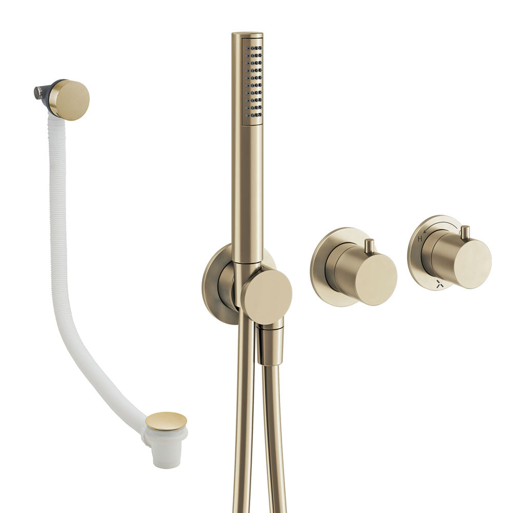 Crosswater Module Shower Set 5 Brushed Brass