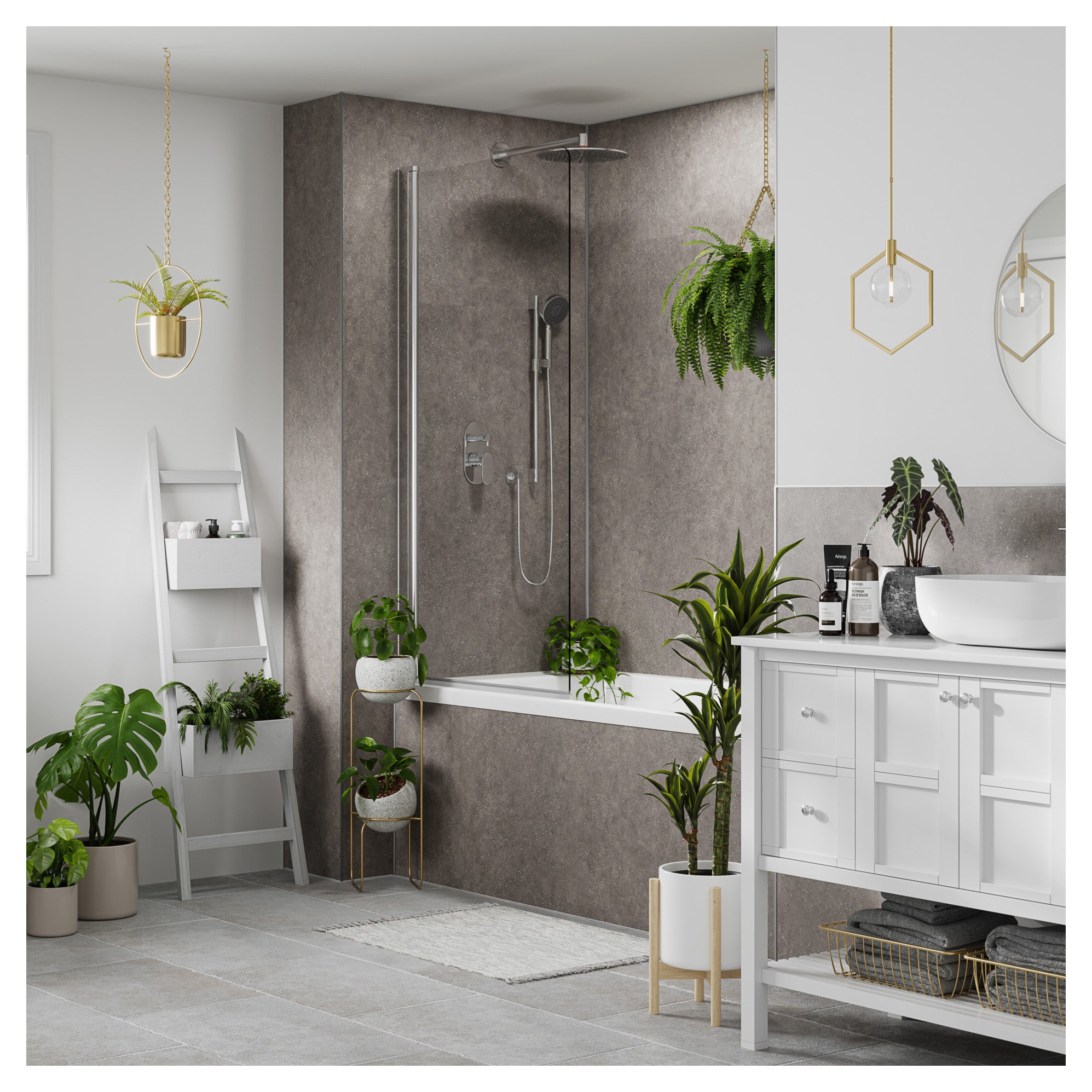 Multipanel Pure Unlipped 2400mm x 1200mm Grey Mineral