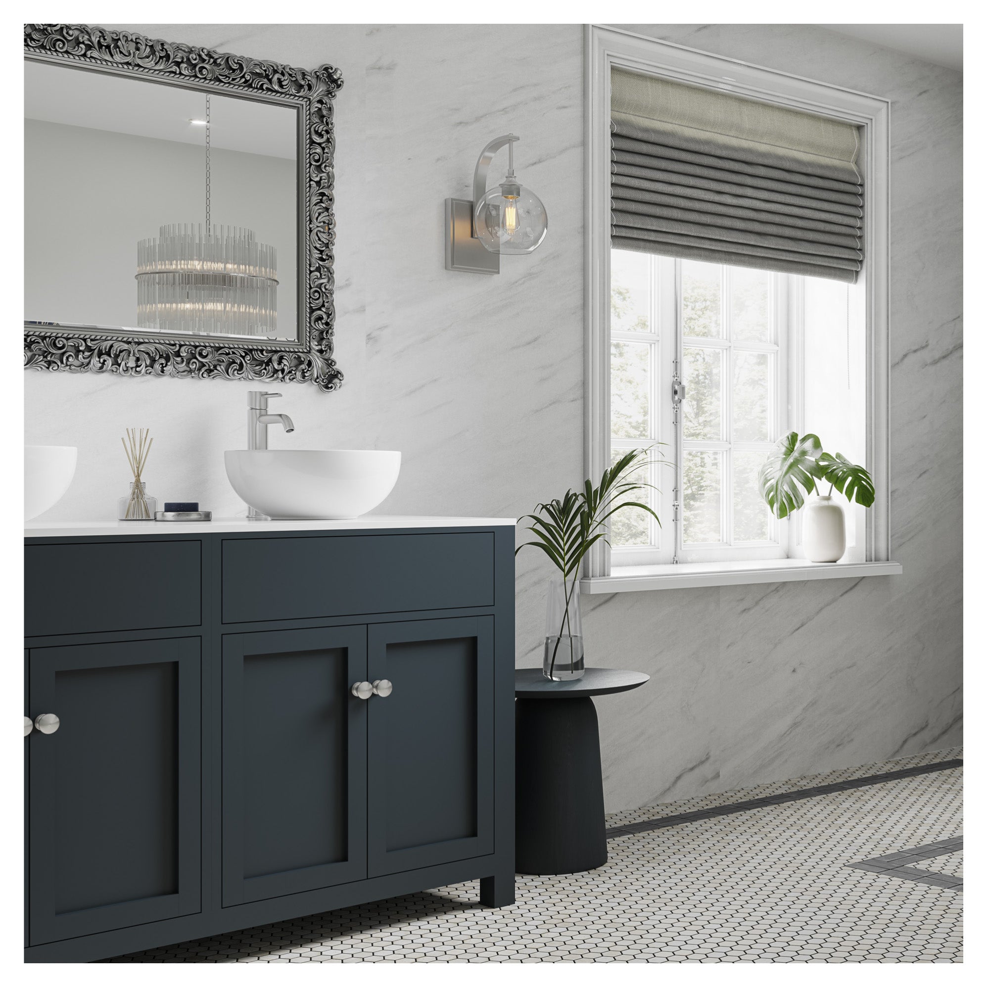 Multipanel Pure Hydrolock 2400mm x 1200mm Levanto Marble