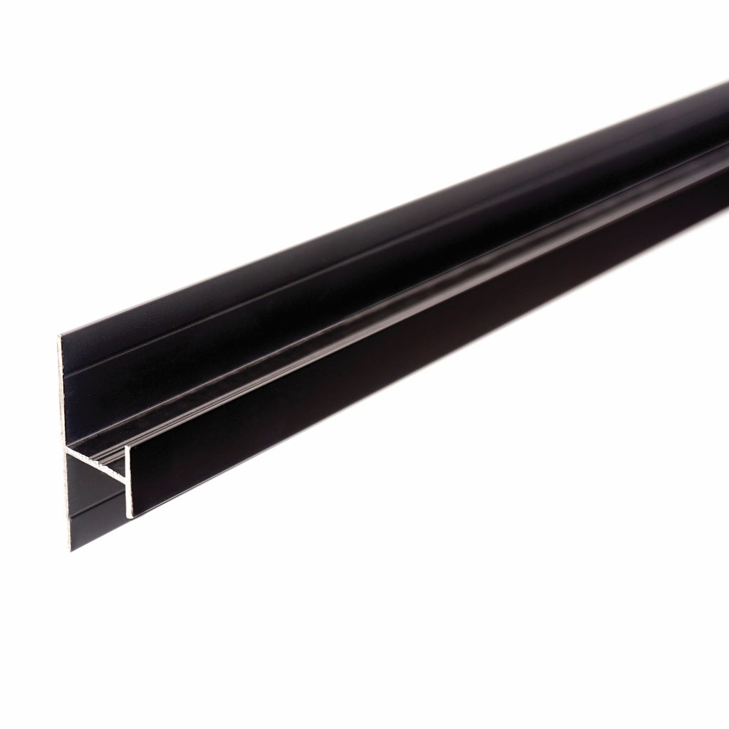 Multipanel CLASSIC - Type D - Continuous H Joint - Aluminium Extrusion - Matt Black - 2450mm Long