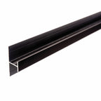Multipanel CLASSIC - Type D - Continuous H Joint - Aluminium Extrusion - Matt Black - 2450mm Long
