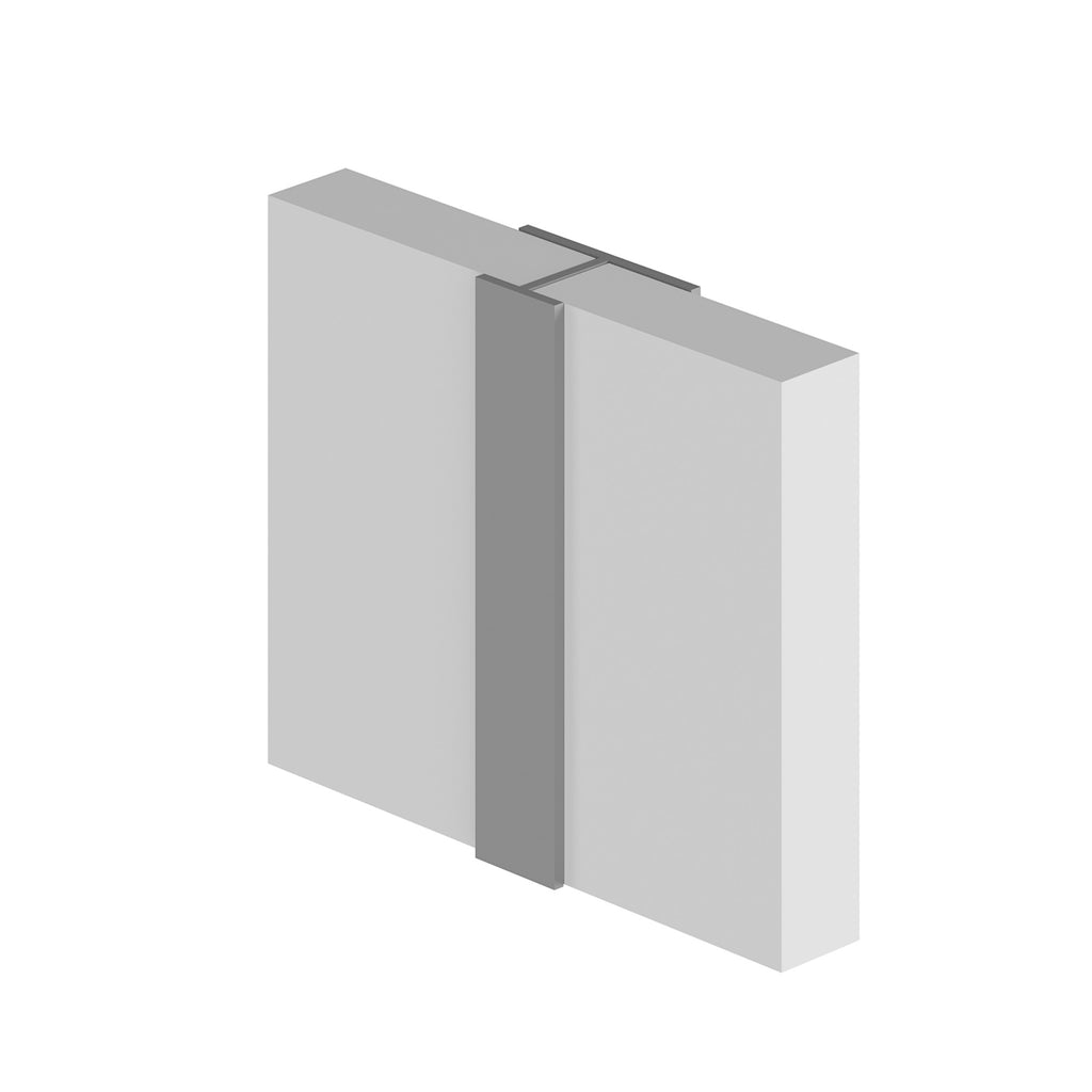 Multipanel CLASSIC - Type D - Continuous H Joint - Aluminium Extrusion - Matt Black - 2450mm Long