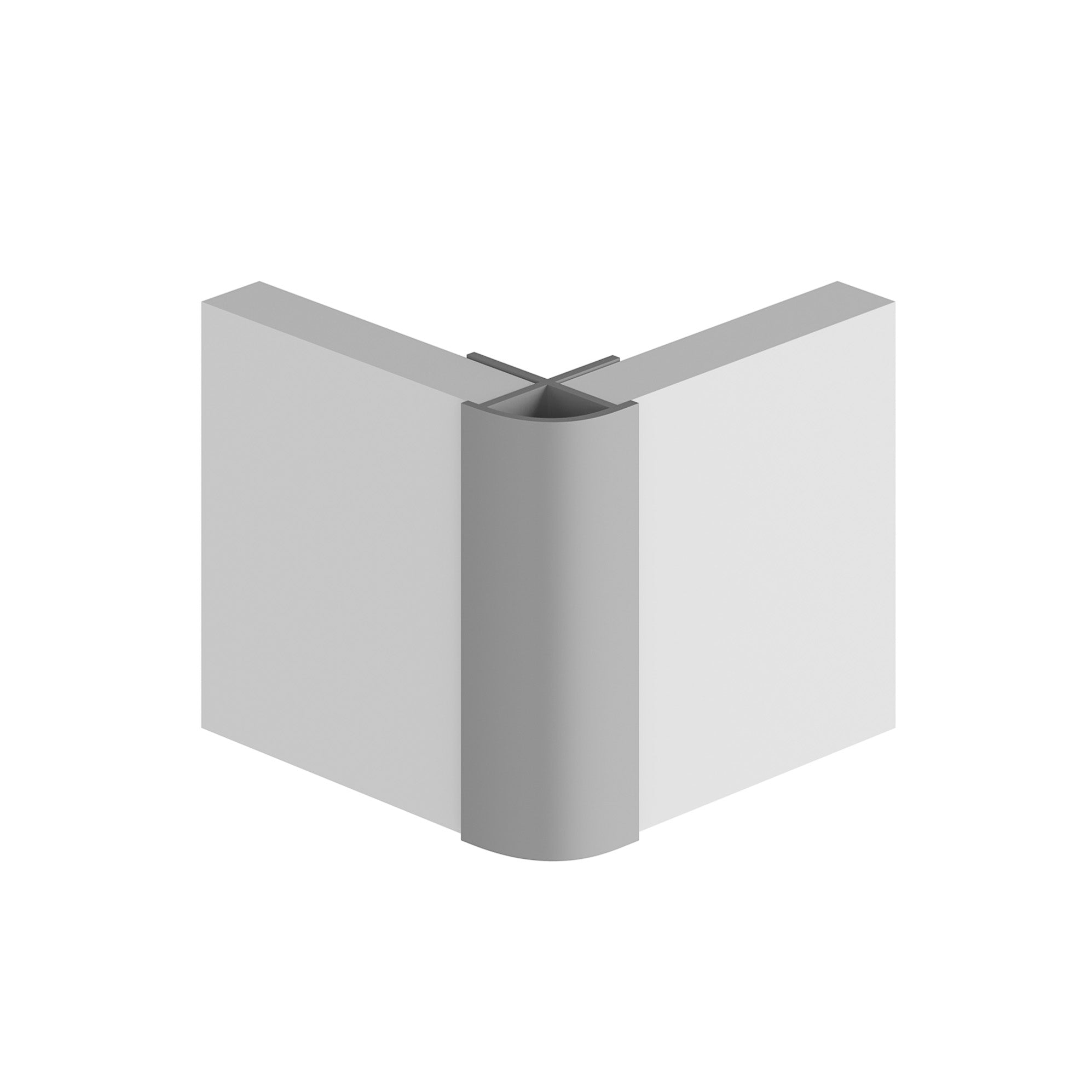 Multipanel CLASSIC - Type B - Exterl Corner - Aluminium Extrusion - Matt Black - 2450mm Long