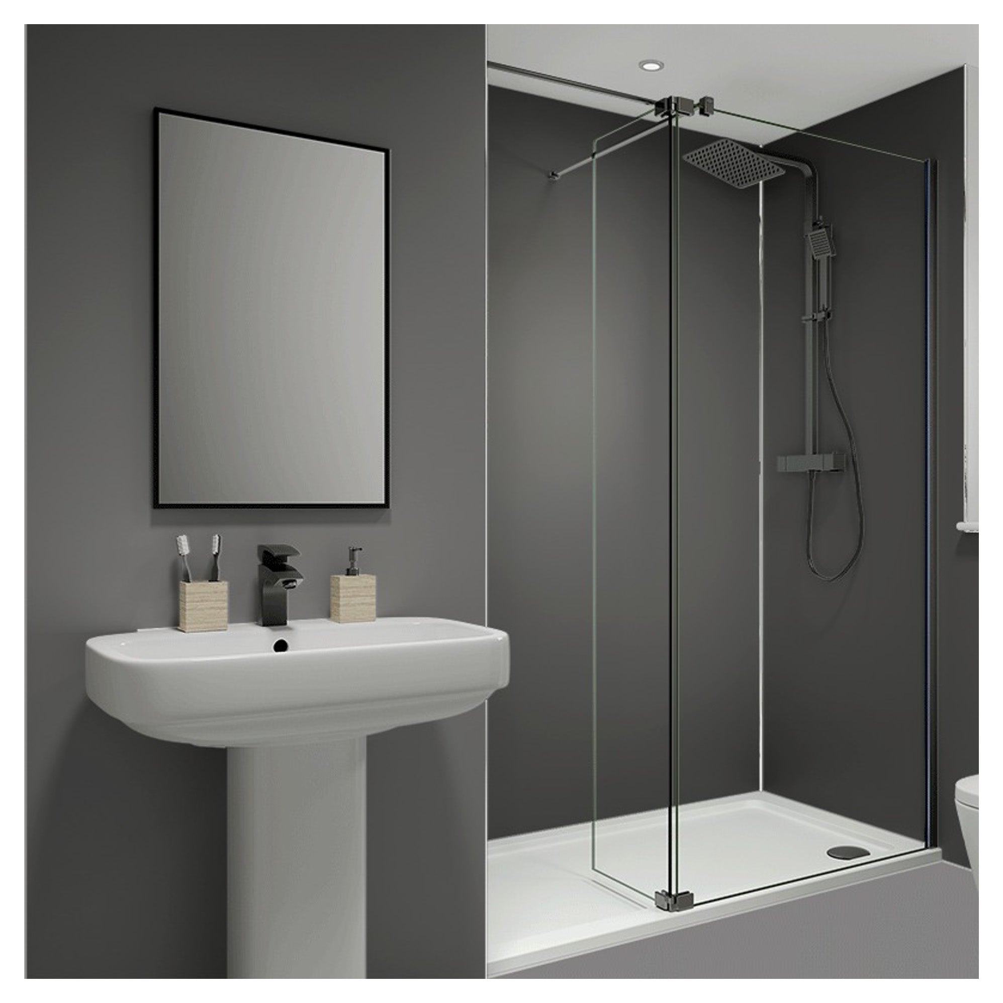 Multipanel Wall Panel Profile Type Y Last Corner Profile Bright Polished Silver