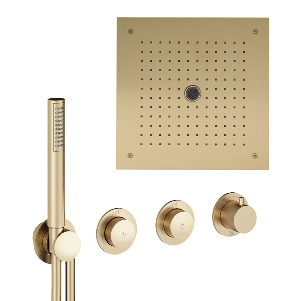 Crosswater Module Plus Shower Set 10 Brushed Brass