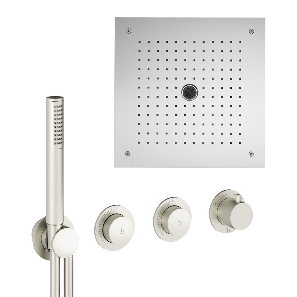 Crosswater Module Plus Shower Set 10 Brushed Nickel