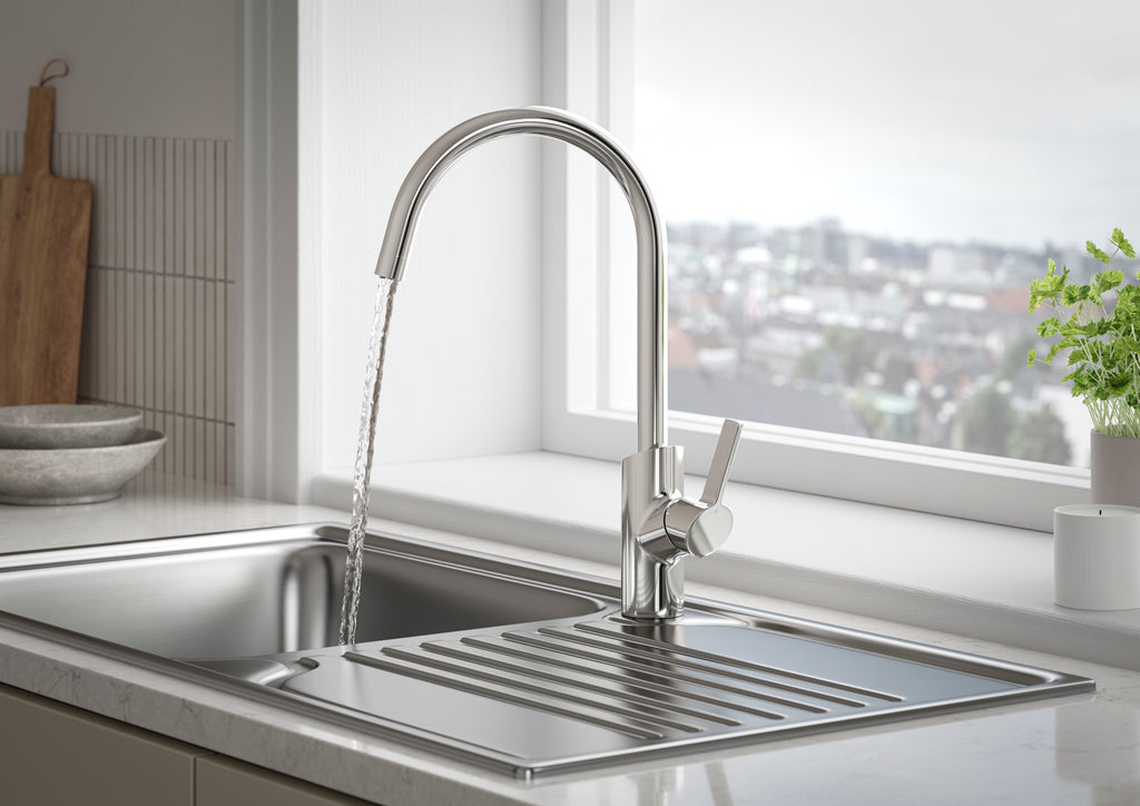 Bristan Maple Easyfit Kitchen Sink Mixer Tap Chrome MPL EFSNK C