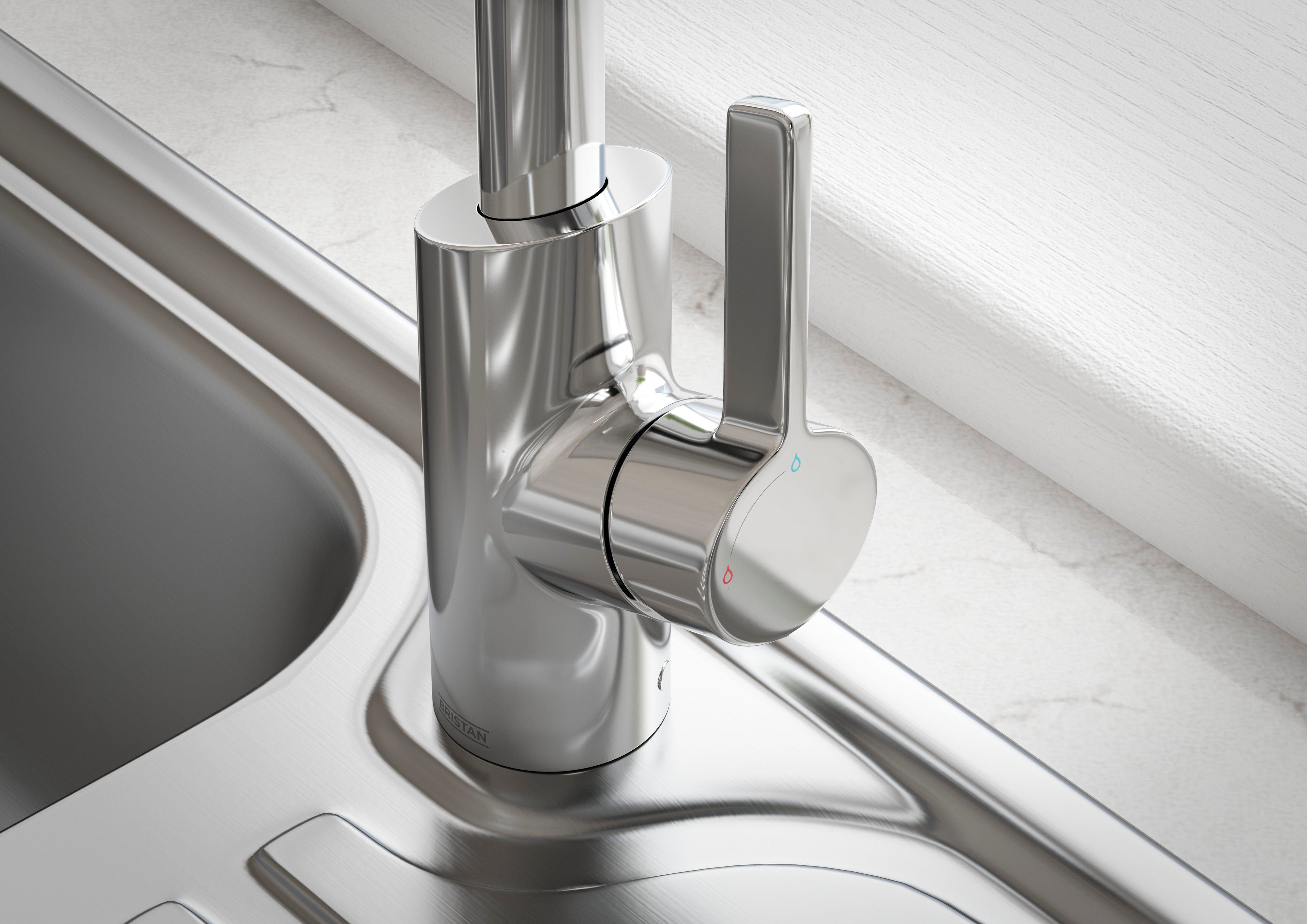Bristan Maple Easyfit Kitchen Sink Mixer Tap Chrome MPL EFSNK C