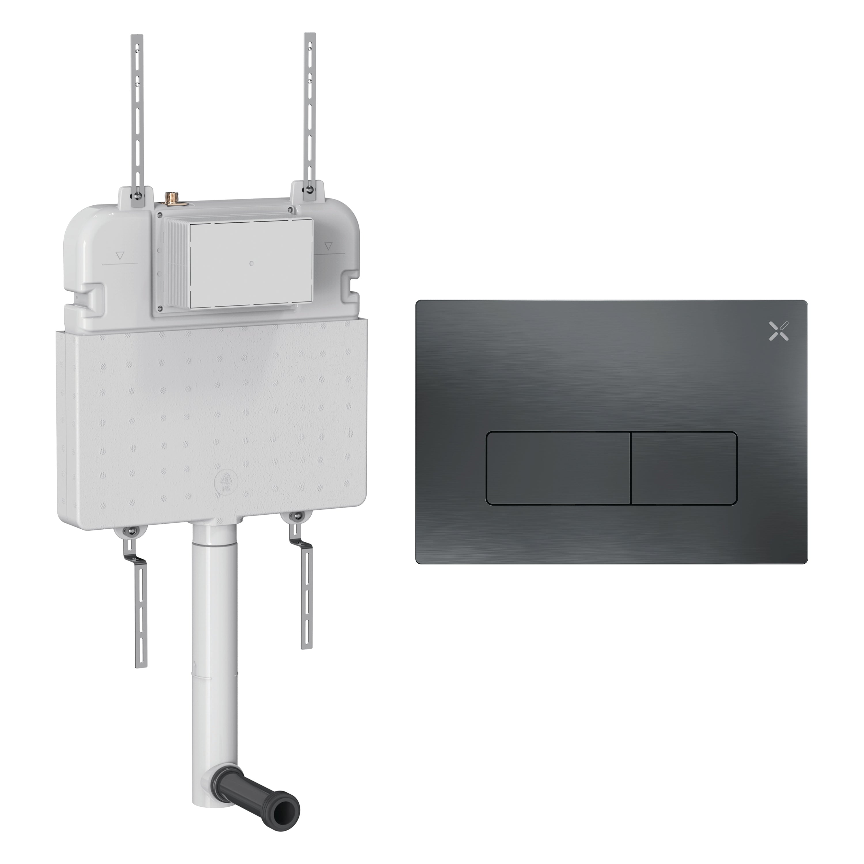Crosswater MPRO Cistern Set 2 Slate