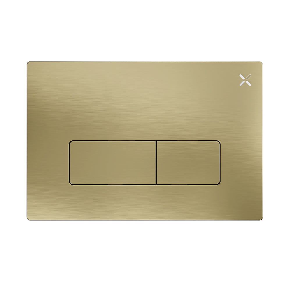 Crosswater MPRO Flush Plate Brushed Brass