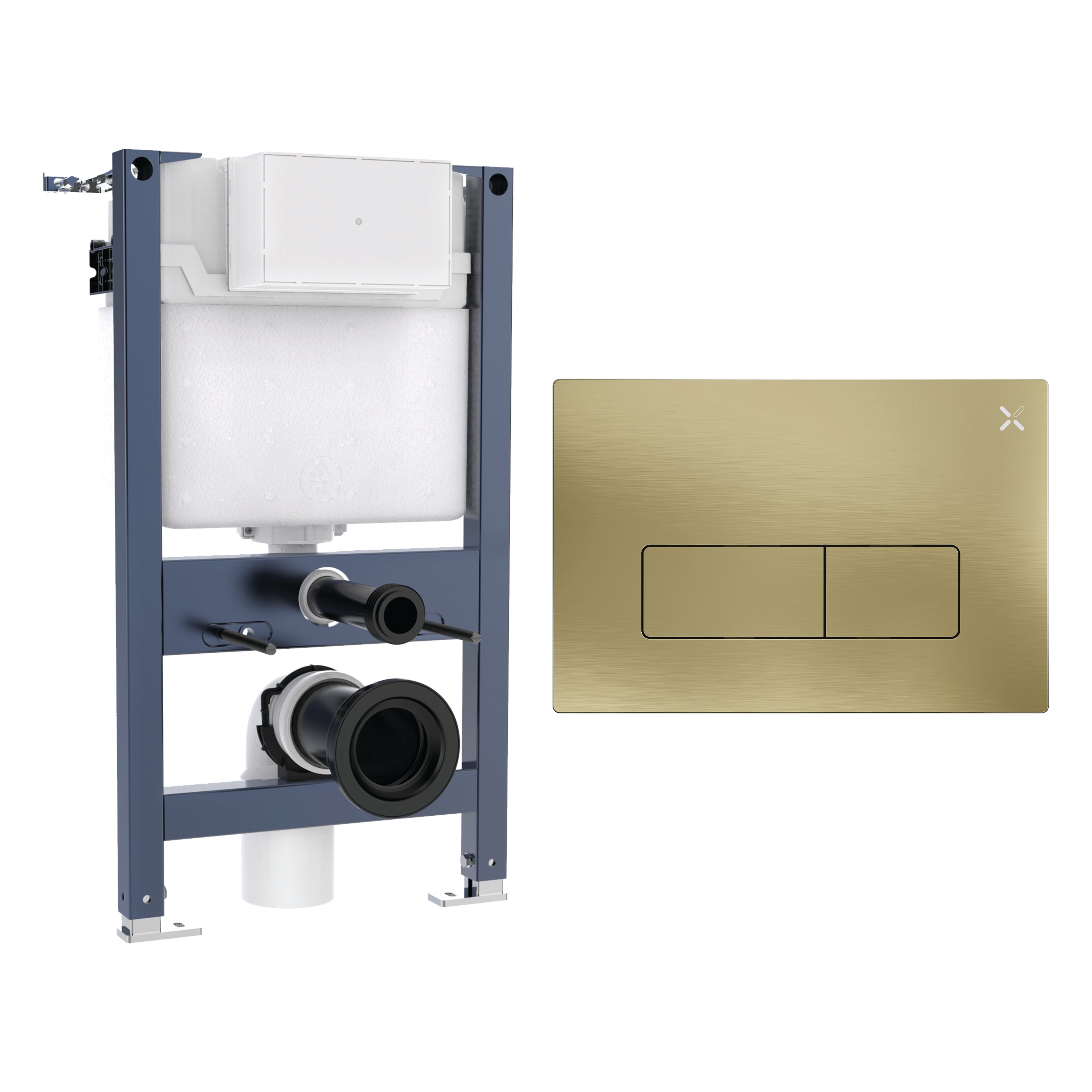 Crosswater MPRO Frame Set 1 Brushed Brass