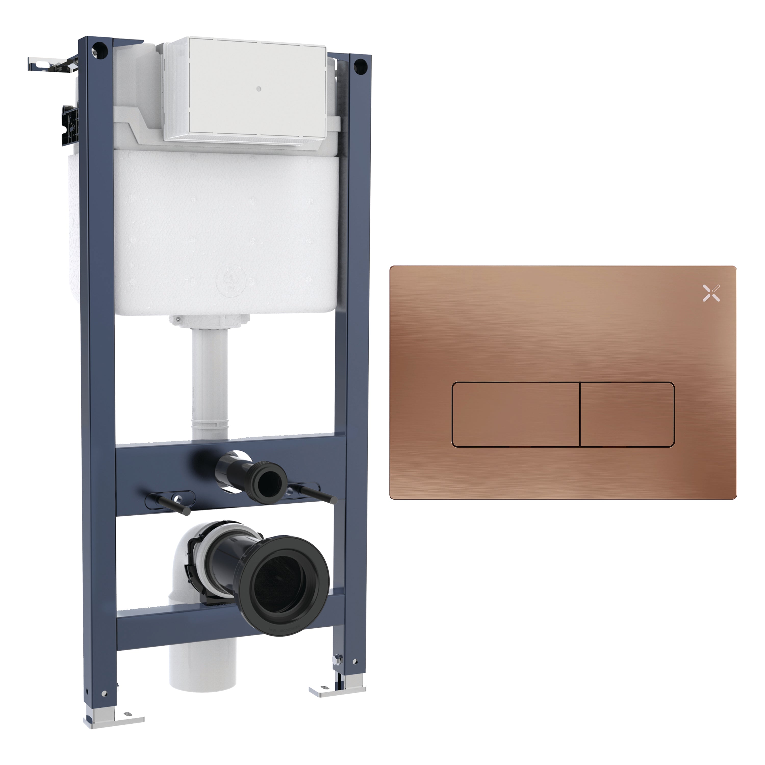 Crosswater MPRO Frame Set 2 Brushed Bronze