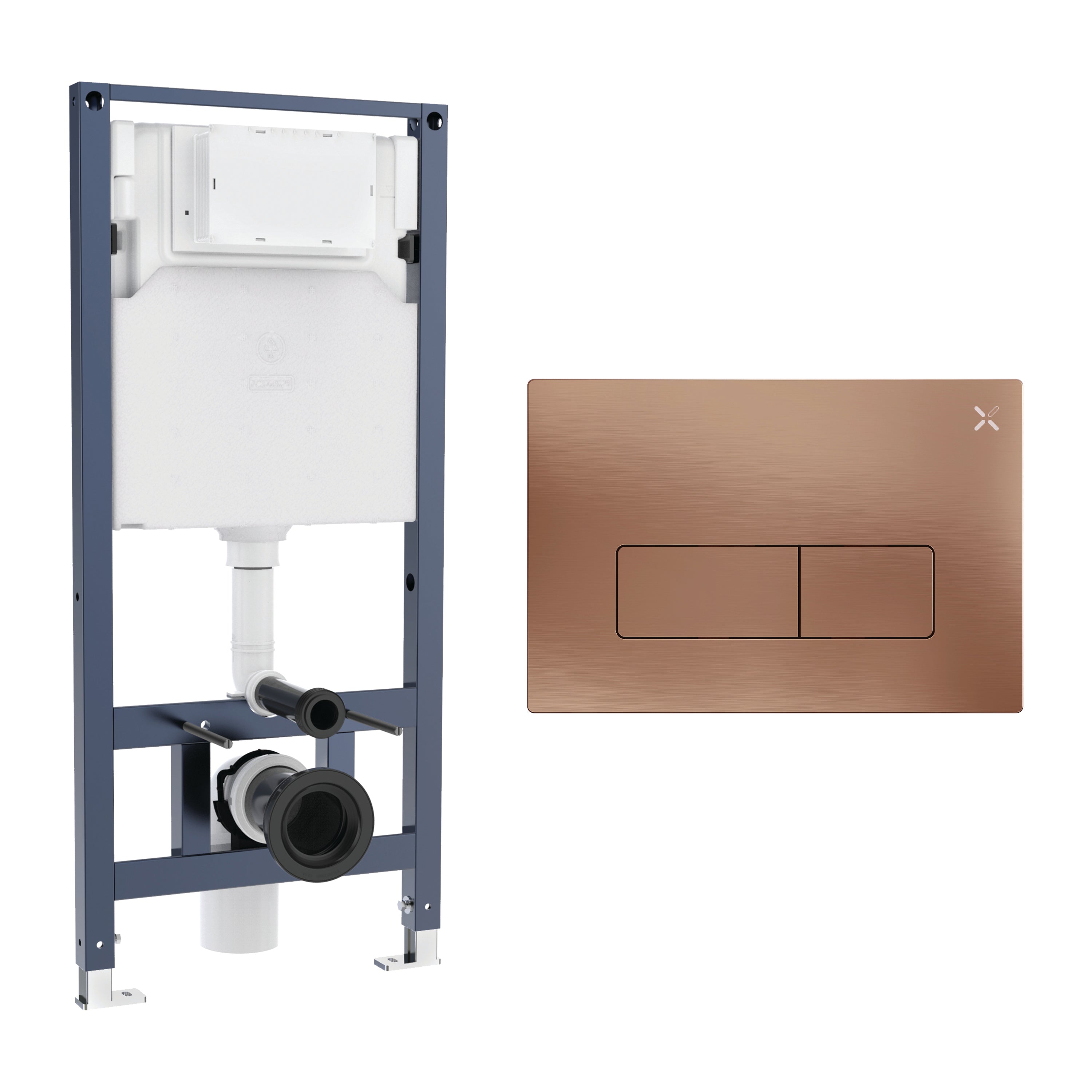 Crosswater MPRO Frame Set 3 Brushed Bronze