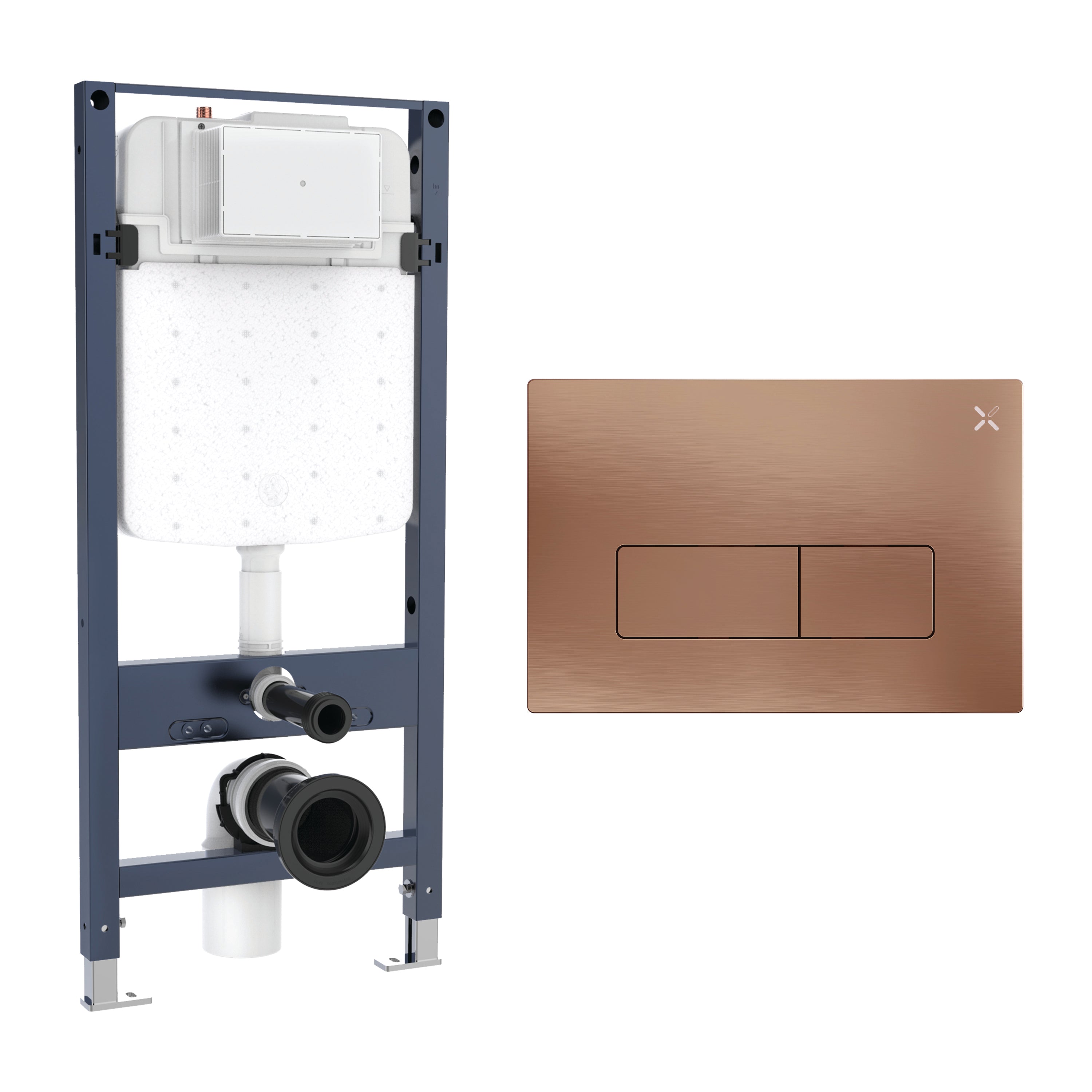 Crosswater MPRO Frame Set 4 Brushed Bronze