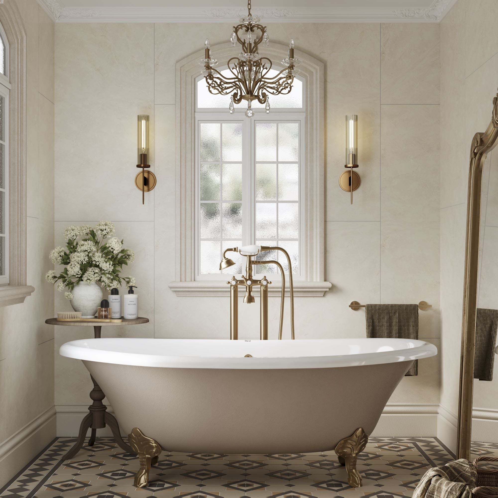 Multipanel TILE Panel - Cremona Marble (0229) - Hydro-Lock T&G - Offset B - 2400x598x11mm - FSC Mix 70%