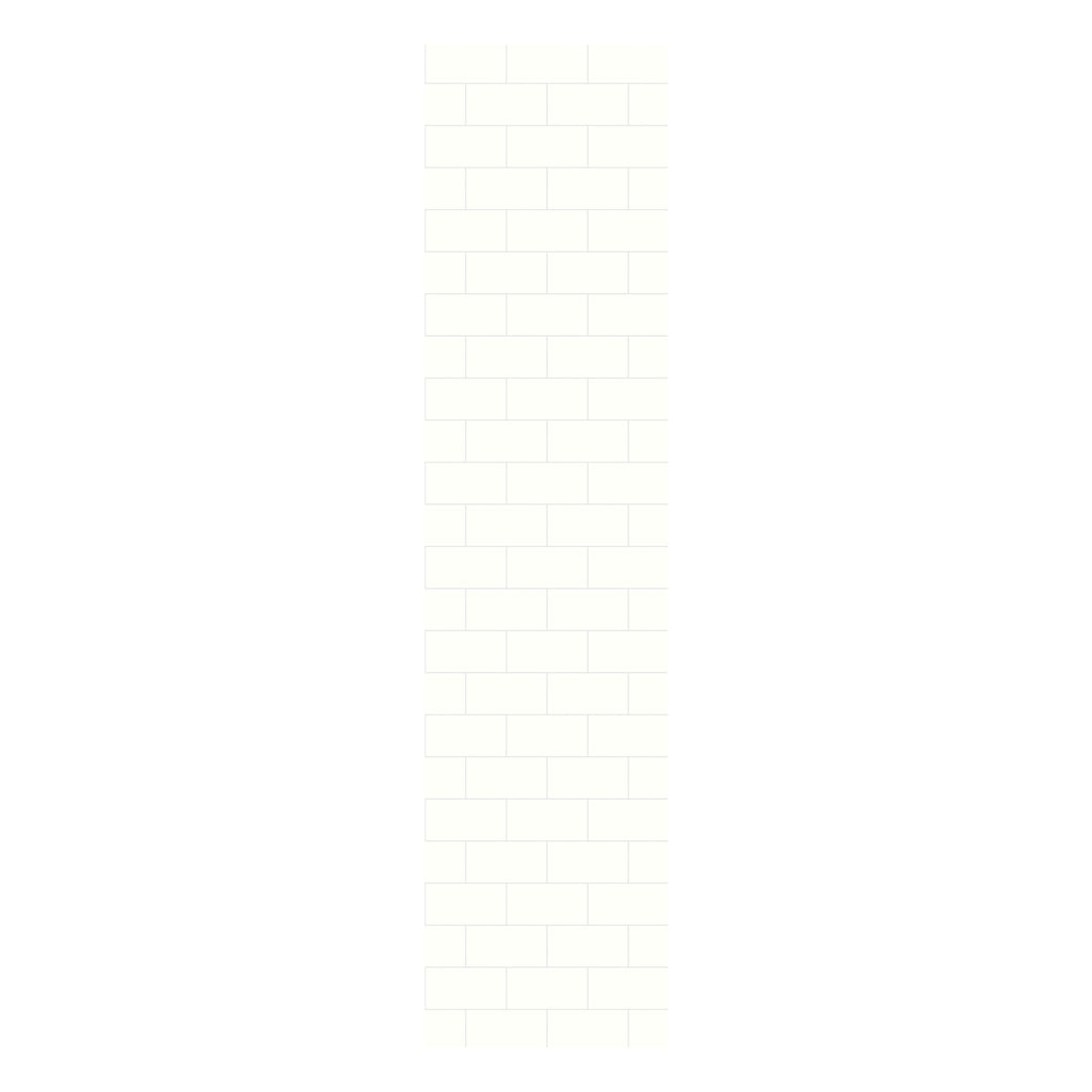 Multipanel Tile Metro Hydrolock 2400mm x 598mm Alpine White 191x197 Tile