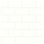 Multipanel Tile Metro Hydrolock 2400mm x 598mm Alpine White 191x197 Tile