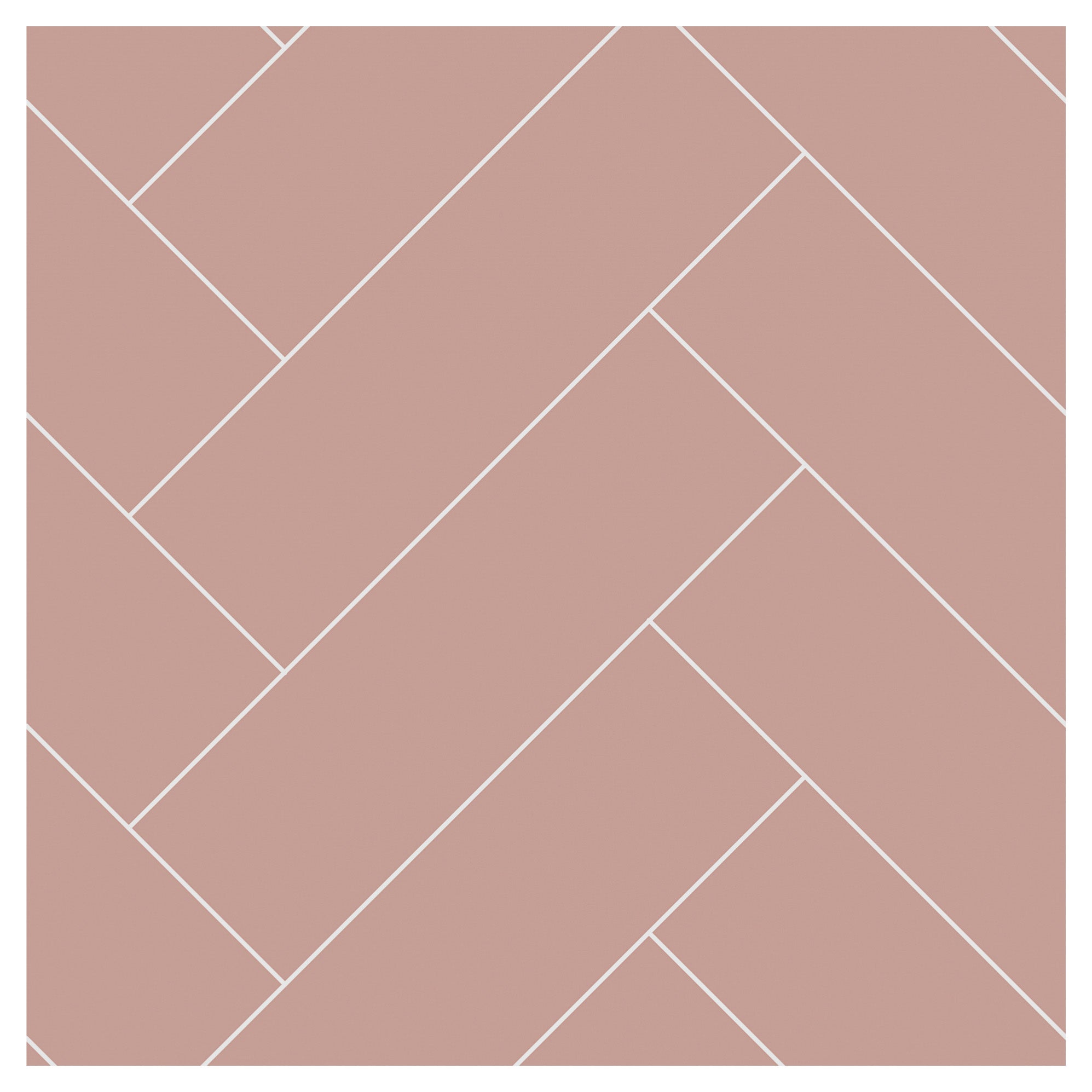 Multipanel Tile Herringbone Hydrolock 2400mm x 598mm Antique Rose 410x123 Tile