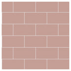 Multipanel Tile Metro Hydrolock 2400mm x 598mm Antique Rose 191x197 Tile
