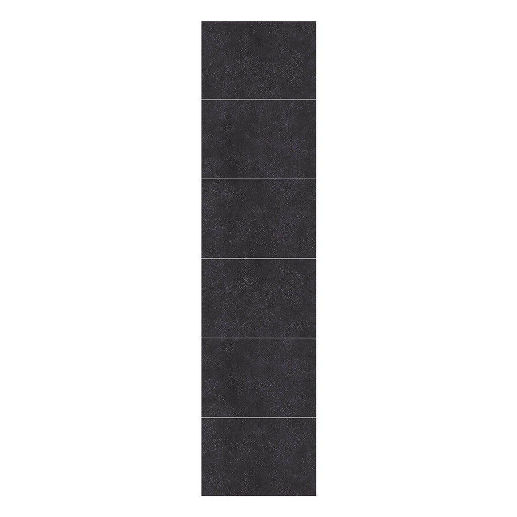 Multipanel Tile Hydrolock 2400mm x 598mm Black Mineral 400x580mm Tile
