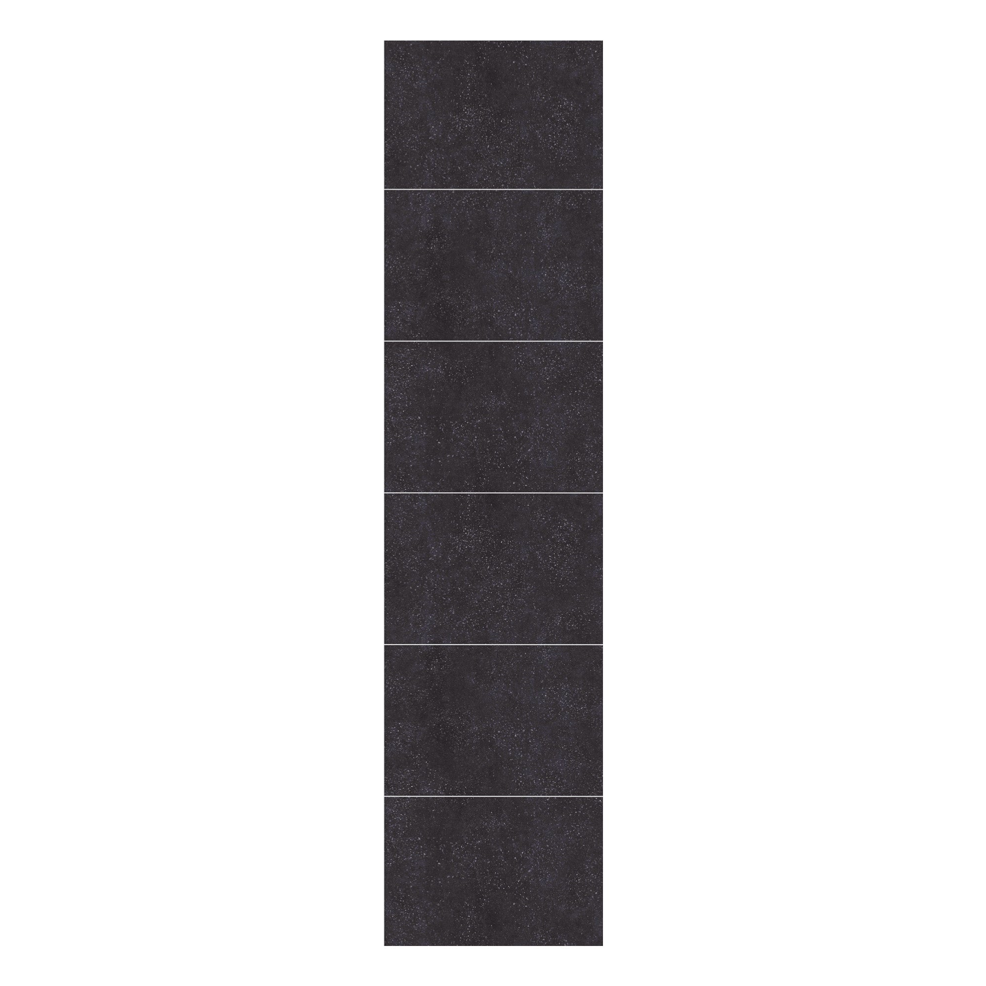 Multipanel Tile Hydrolock 2400mm x 598mm Black Mineral 400x580mm Tile