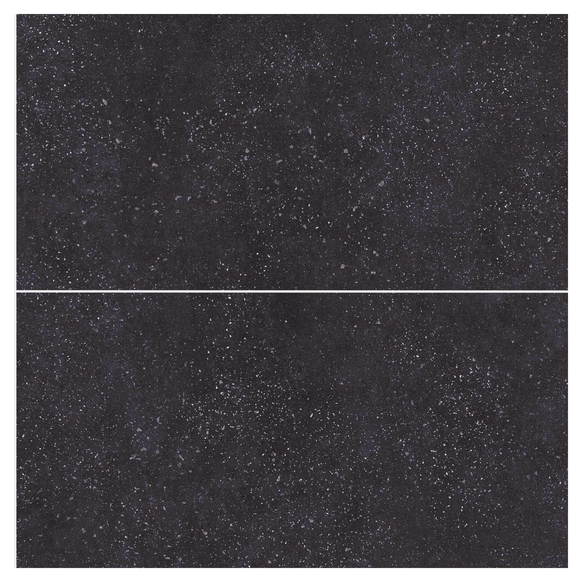 Multipanel Tile Hydrolock 2400mm x 598mm Black Mineral 400x580mm Tile