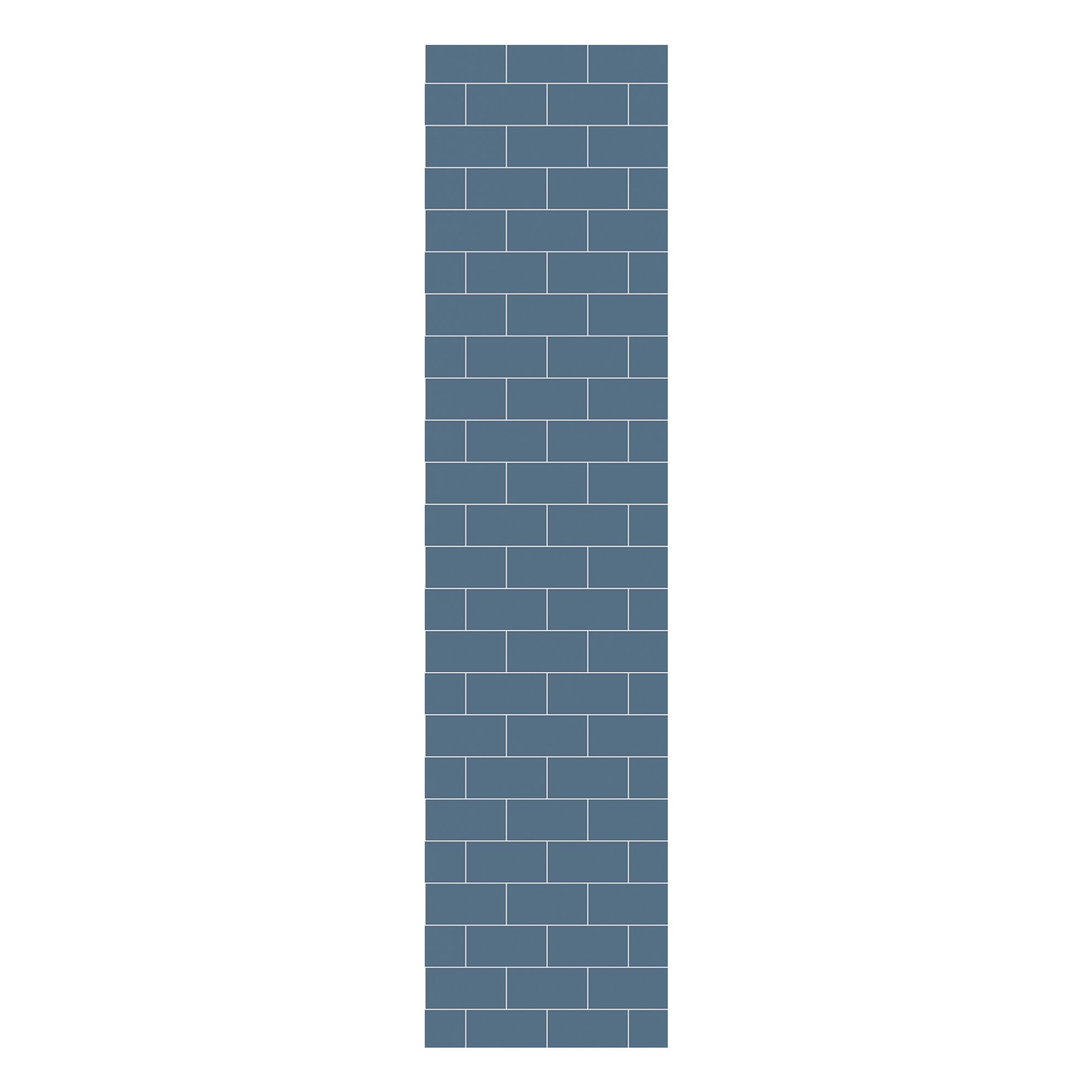 Multipanel Tile Metro Hydrolock 2400mm x 598mm Misty Blue 191x197 Tile