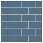 Multipanel Tile Metro Hydrolock 2400mm x 598mm Misty Blue 191x197 Tile
