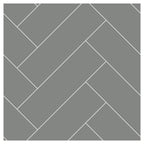Multipanel Tile Herringbone Hydrolock 2400mm x 598mm Dust Grey 410x123 Tile