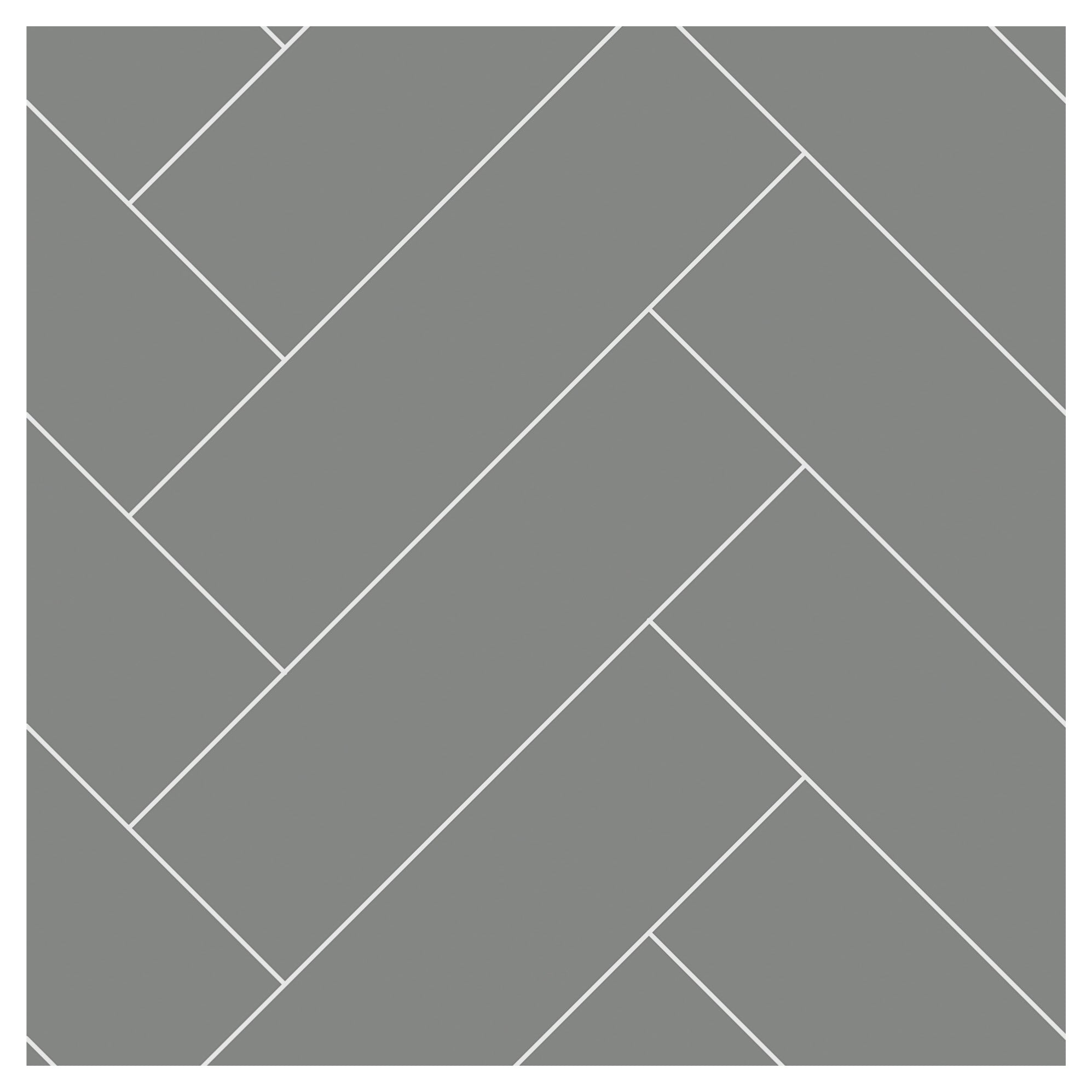 Multipanel Tile Herringbone Hydrolock 2400mm x 598mm Dust Grey 410x123 Tile