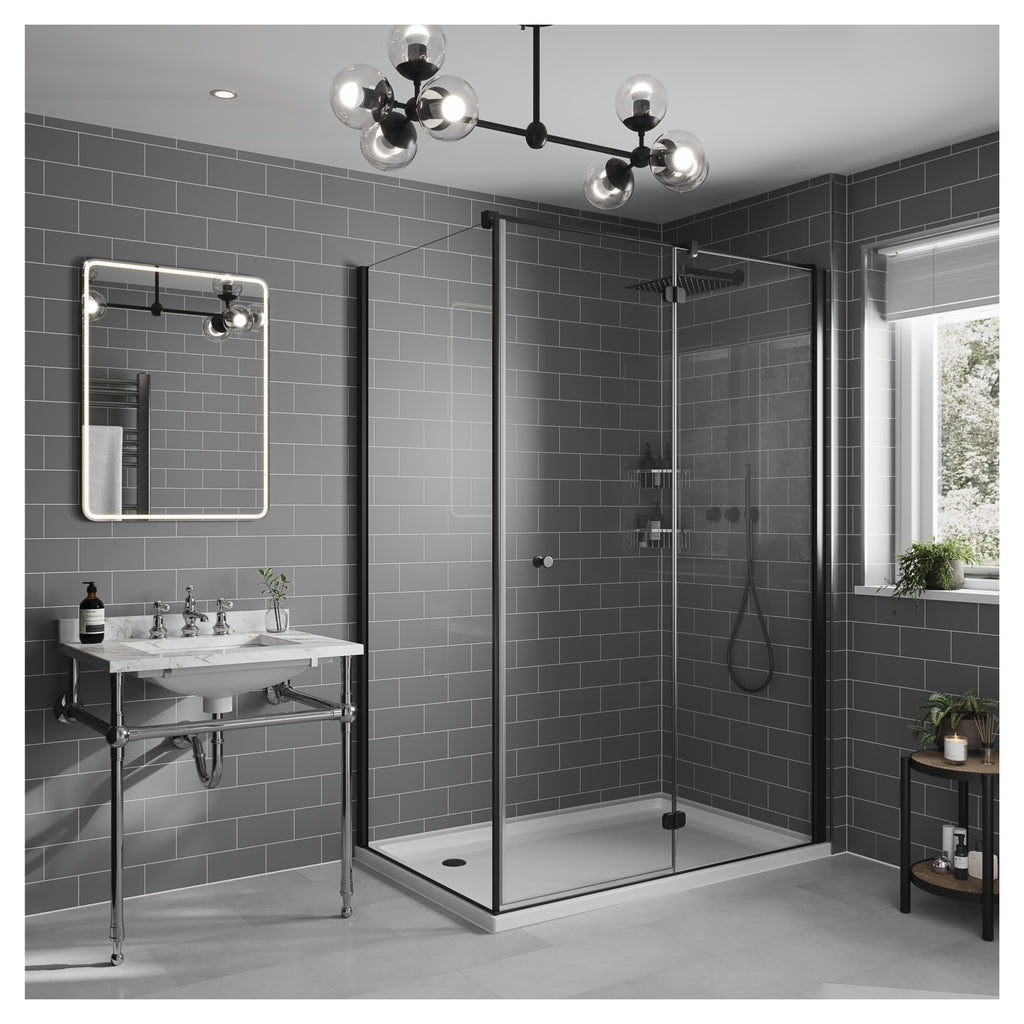 Multipanel Tile Metro Hydrolock 2400mm x 598mm Dust Grey 191x197 Tile