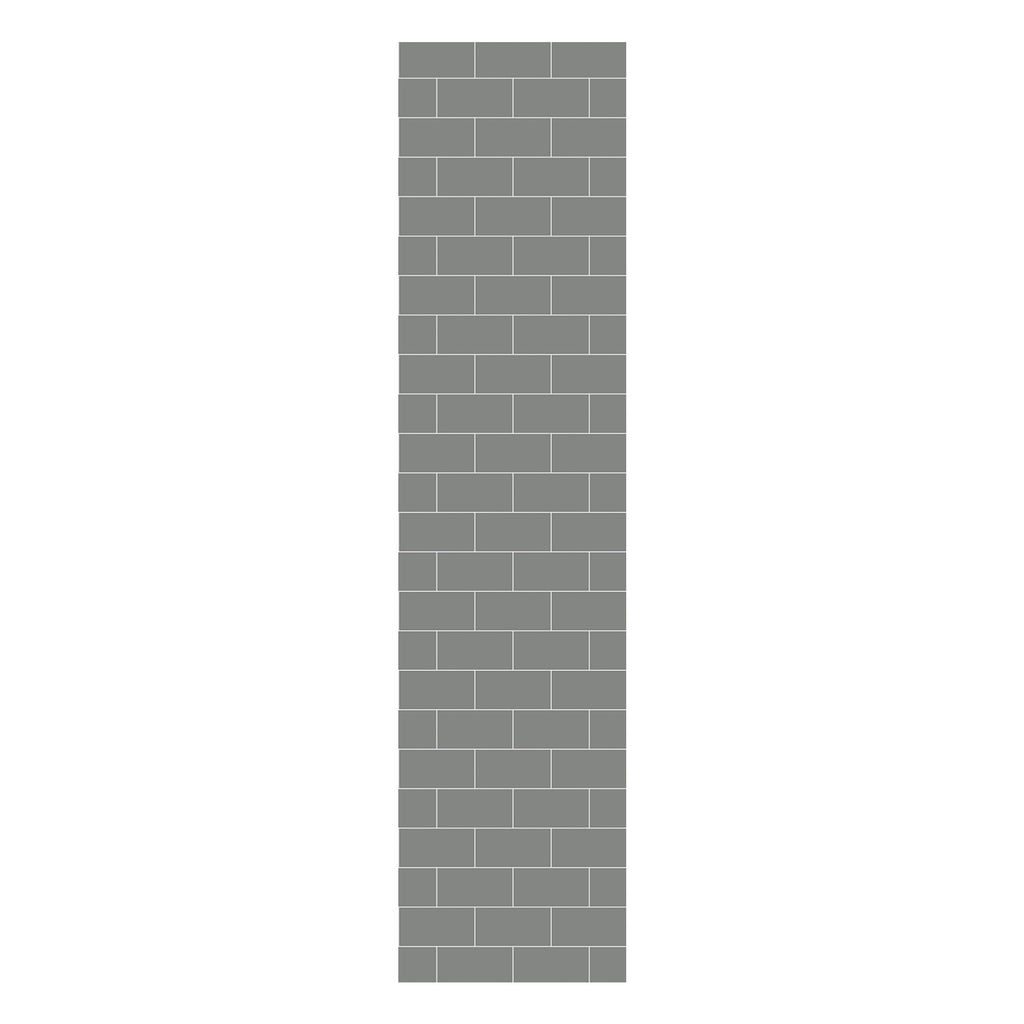 Multipanel Tile Metro Hydrolock 2400mm x 598mm Dust Grey 191x197 Tile