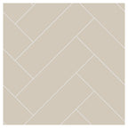 Multipanel Tile Herringbone Hydrolock 2400mm x 598mm Taupe Grey 410x123 Tile