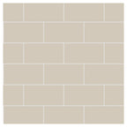 Multipanel Tile Metro Hydrolock 2400mm x 598mm Taupe Grey 191x197 Tile