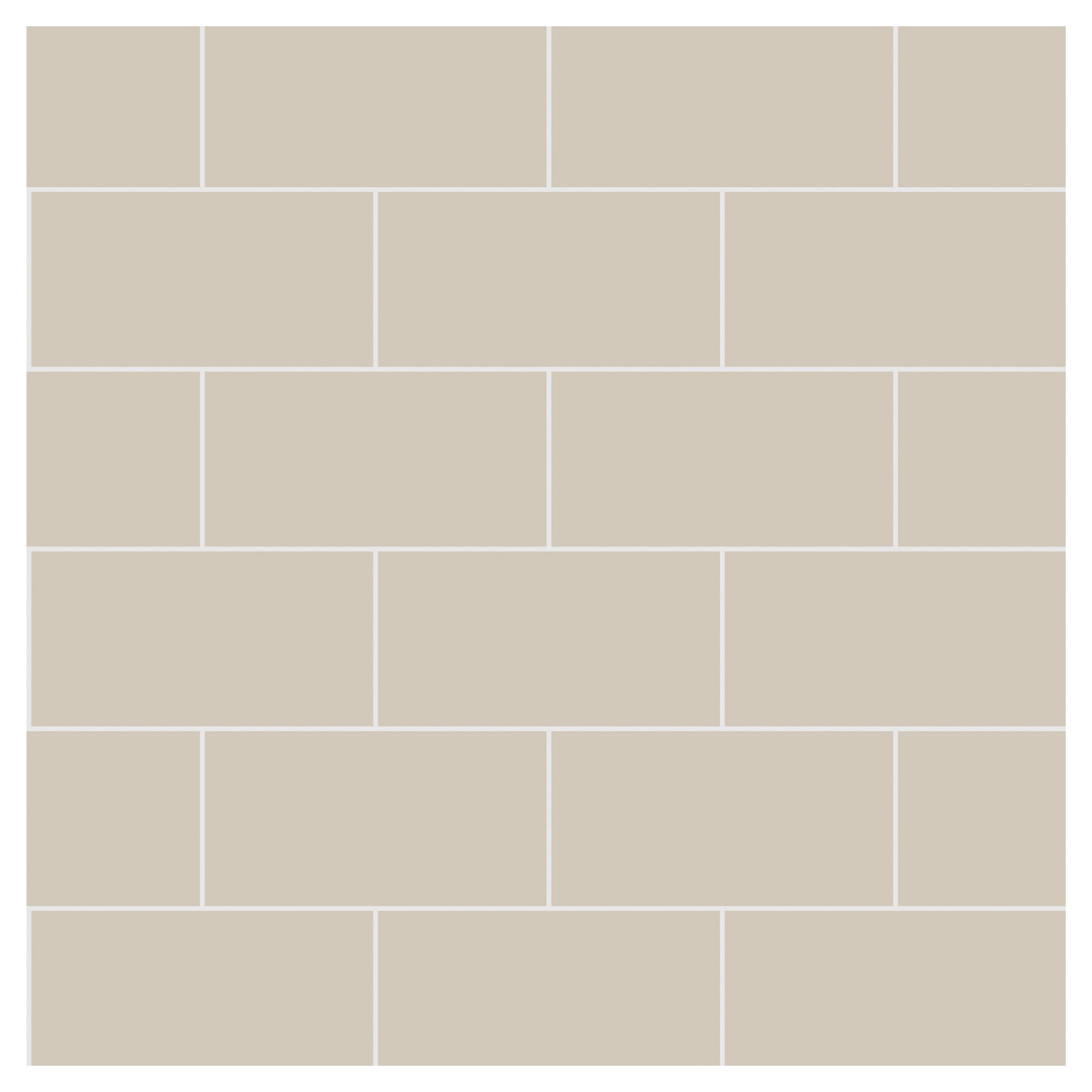 Multipanel Tile Metro Hydrolock 2400mm x 598mm Taupe Grey 191x197 Tile