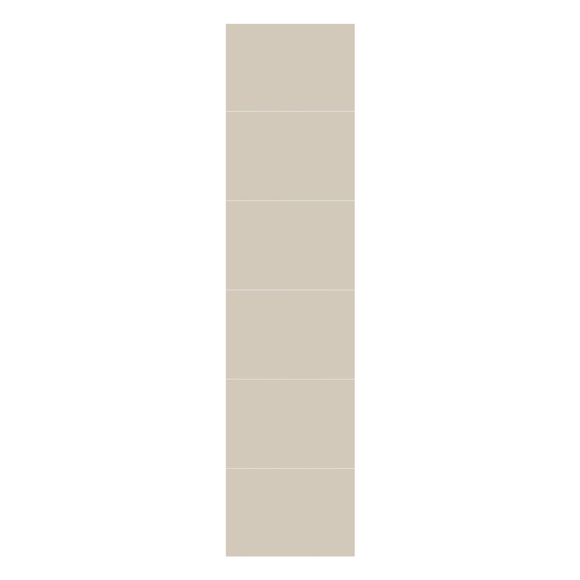 Multipanel Tile Hydrolock 2400mm x 598mm Taupe Grey 400x580mm Tile