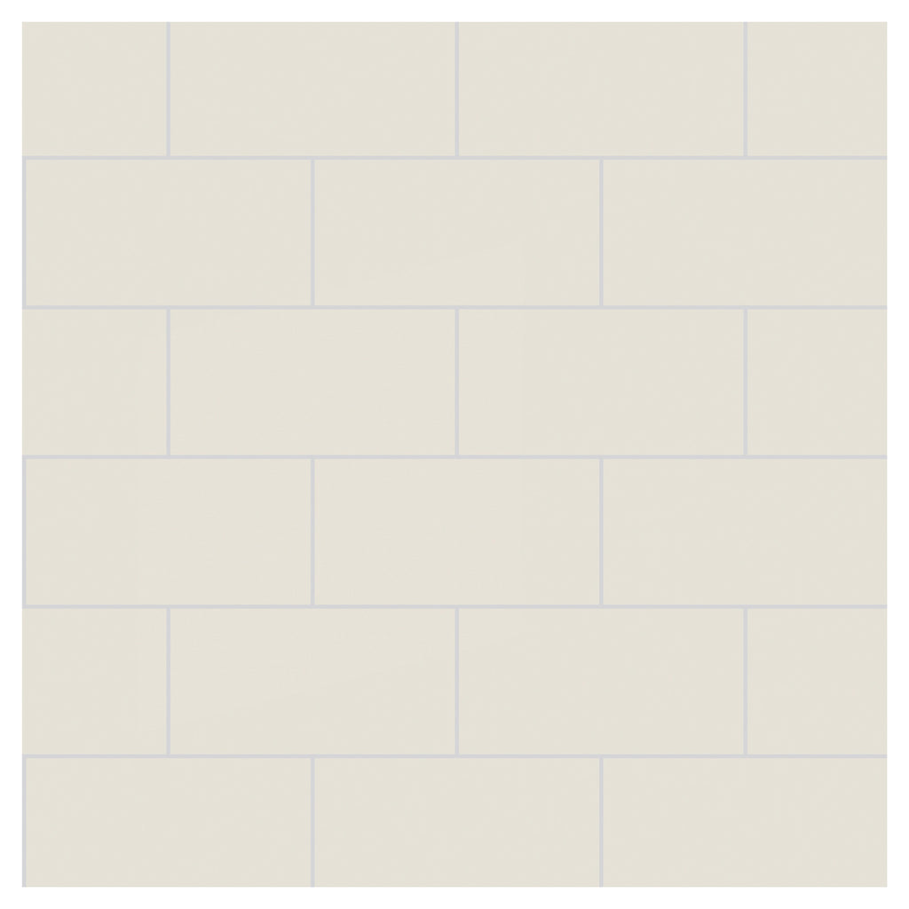 Multipanel Tile Metro Hydrolock 2400mm x 598mm White Grey 191x197 Tile