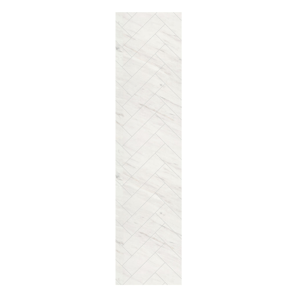 Multipanel Tile Herringbone Hydrolock 2400mm x 598mm Levanto Marble 410x123 Tile