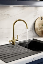Bristan Monza Easyfit Mono Sink Mixer Brushed Brass MZ SNK EF BB