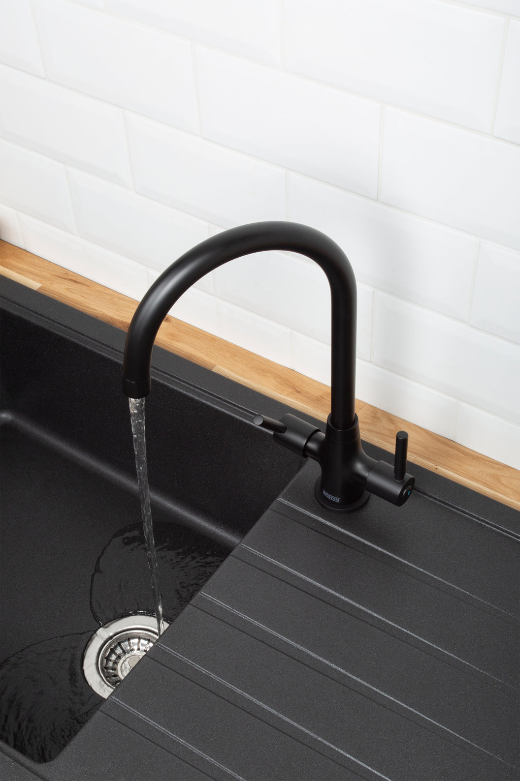 Bristan Hourglass Bath Filler Tap HOU BF BLK Black MZ SNK EF BLK