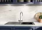 Bristan Monza Easyfit Sink Mixer Brushed Nickel MZ SNK EF BN
