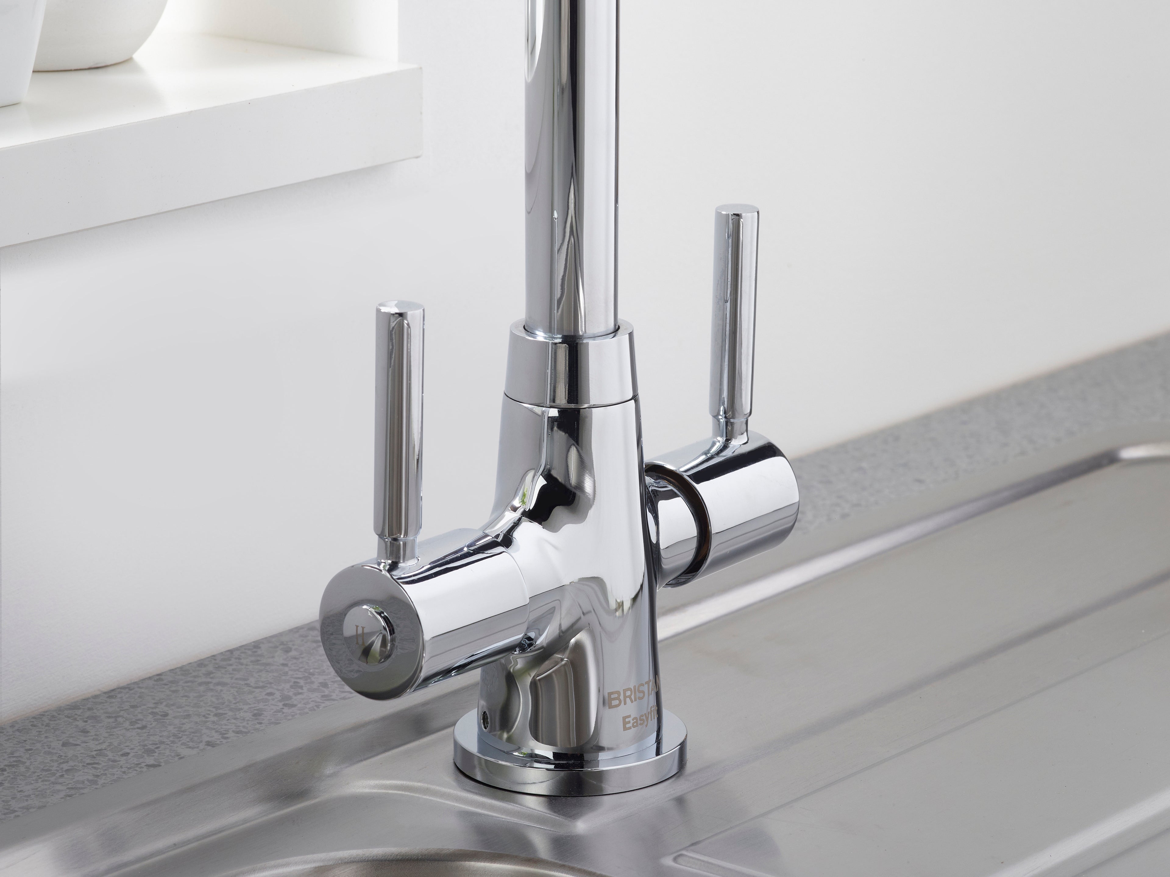 Bristan Monza Easyfit Mono Kitchen Sink Mixer Tap Chrome MZ SNK EF C