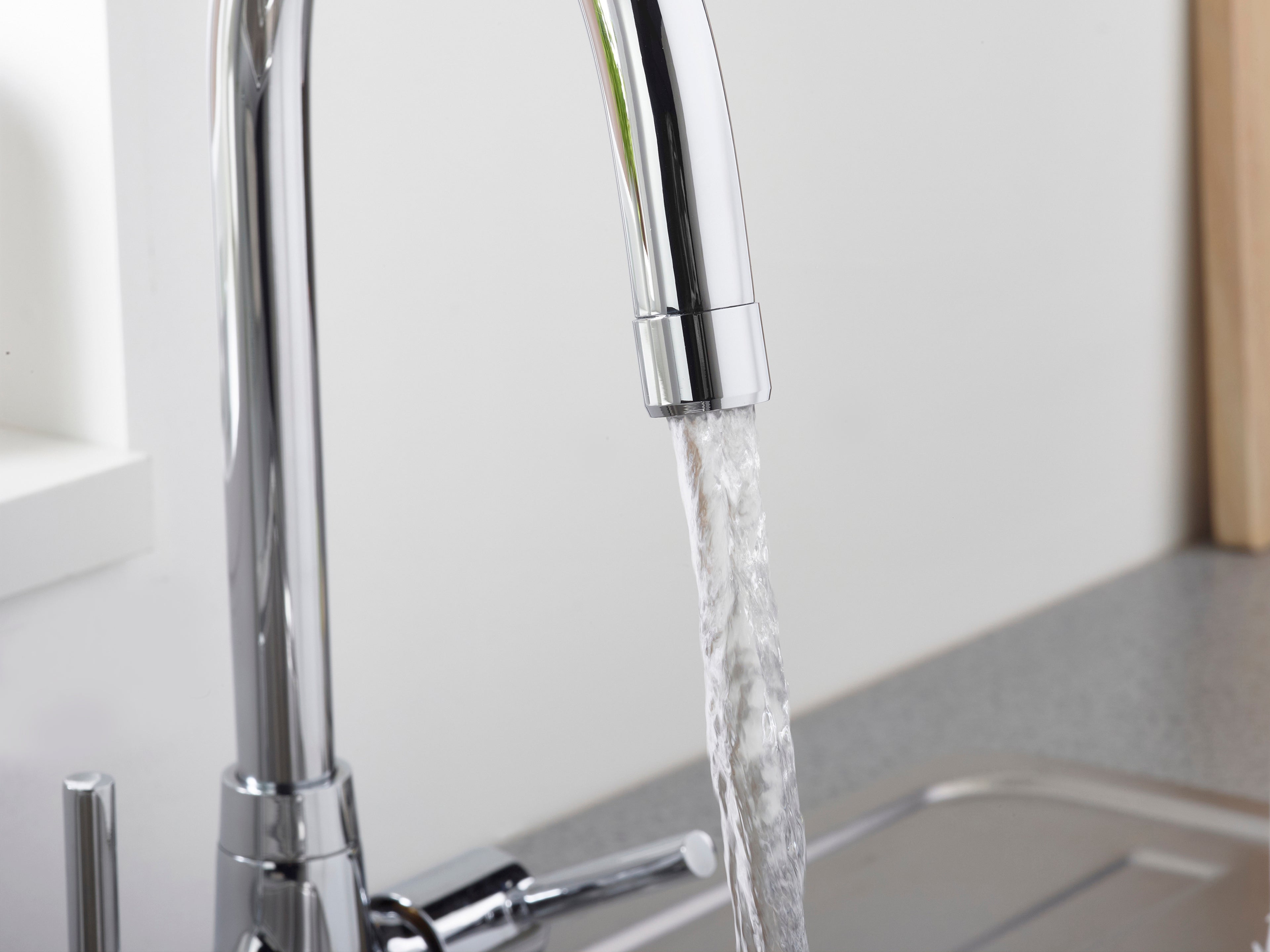 Bristan Monza Easyfit Mono Kitchen Sink Mixer Tap Chrome MZ SNK EF C
